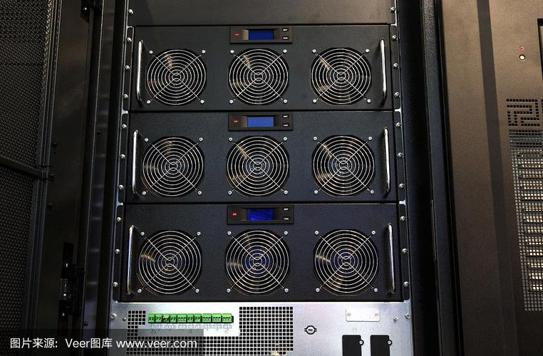 Bitcoin mining rig in operation