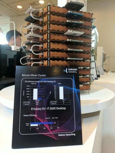 An illustration of advanced mining rigs adapting to future threats in cryptocurrency mining